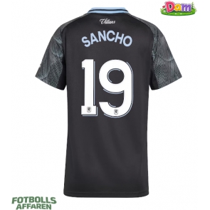 Aston Villa Jadon Sancho #19 Bortatröja Kvinnor 2025-26 Kortärmad